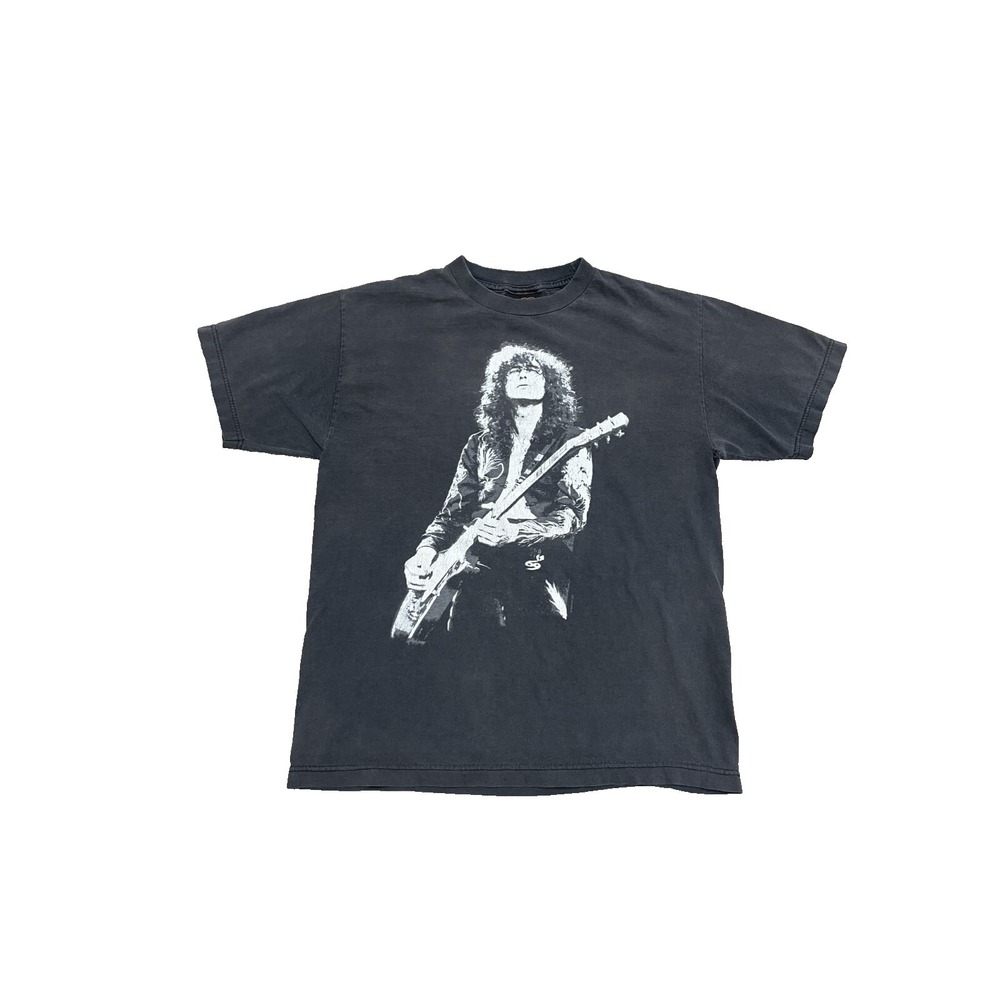 Vintage‎ Led Zeppelin Zoso Graphic T-Shirt Men Medium Black 2000s Artimonde